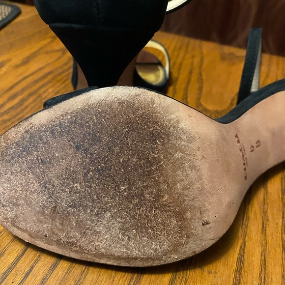 Coach black velvet heels - Picture 3 of 7